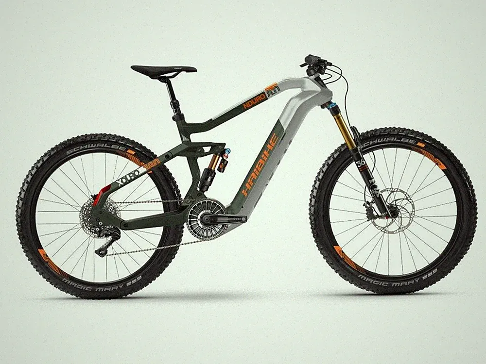 27.5 Zoll HaiBike Xduro Nduro 8.0 i630Wh Carbon Fully 11 Gang XT Flyon Gr.S