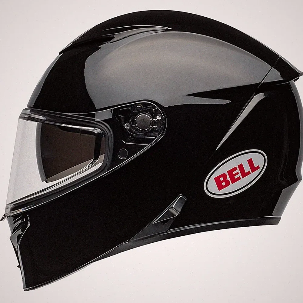 BELL LITHIUM SOLID GLOSS BLACK FULLFACE SPORT TOURING MOTORRAD FAHRRAD HELM