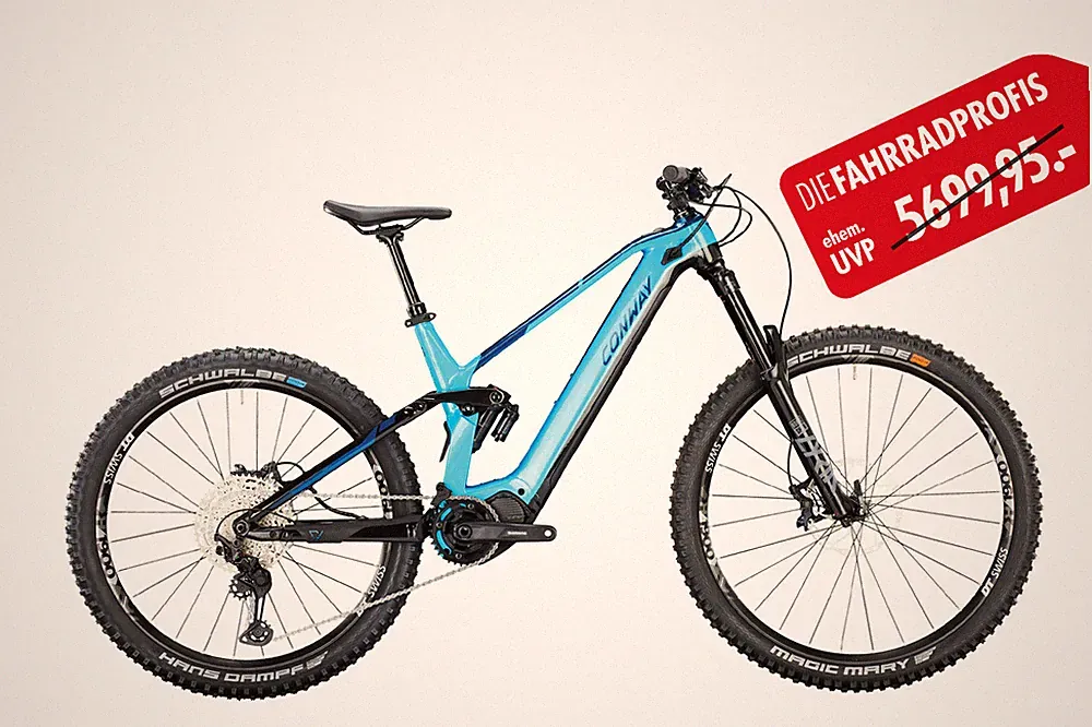 Conway eWME 5.9 MX eMTB EP8 Mountainbike Full Suspension Fully E-Bike 29 27.5