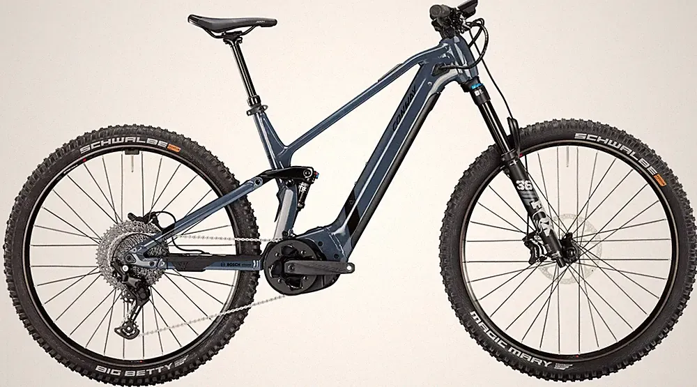 CONWAY Xyron S 4.9 750Wh Bosch CX 85Nm E-Bike Fully E-MTB Pedelec 29“ grau 2023