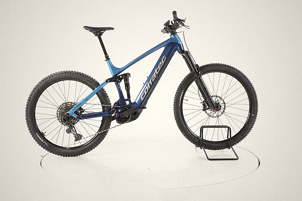 Corratec RS 160 Pro Team E-Bike Fully Top Elektrofahrrad Bosch Akku 750Wh blue