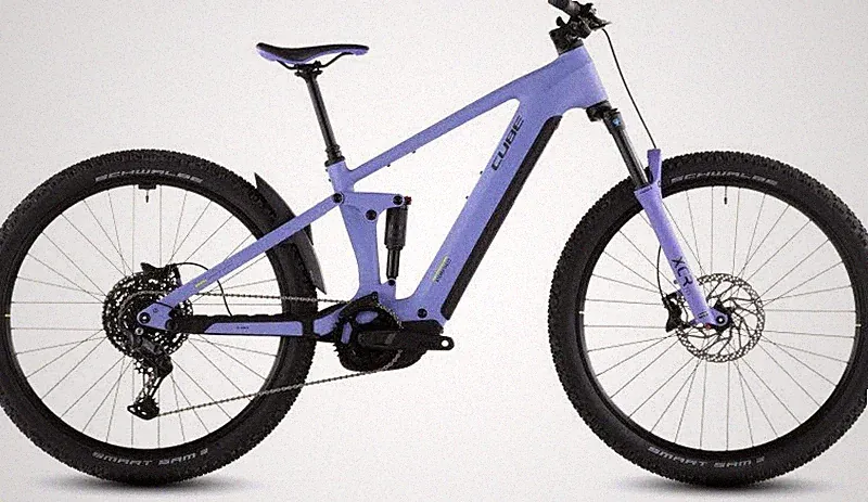 CUBE Stereo Hybrid ONE22 Pro 800 E-Bike MTB Fully lucidlilac´n´lime