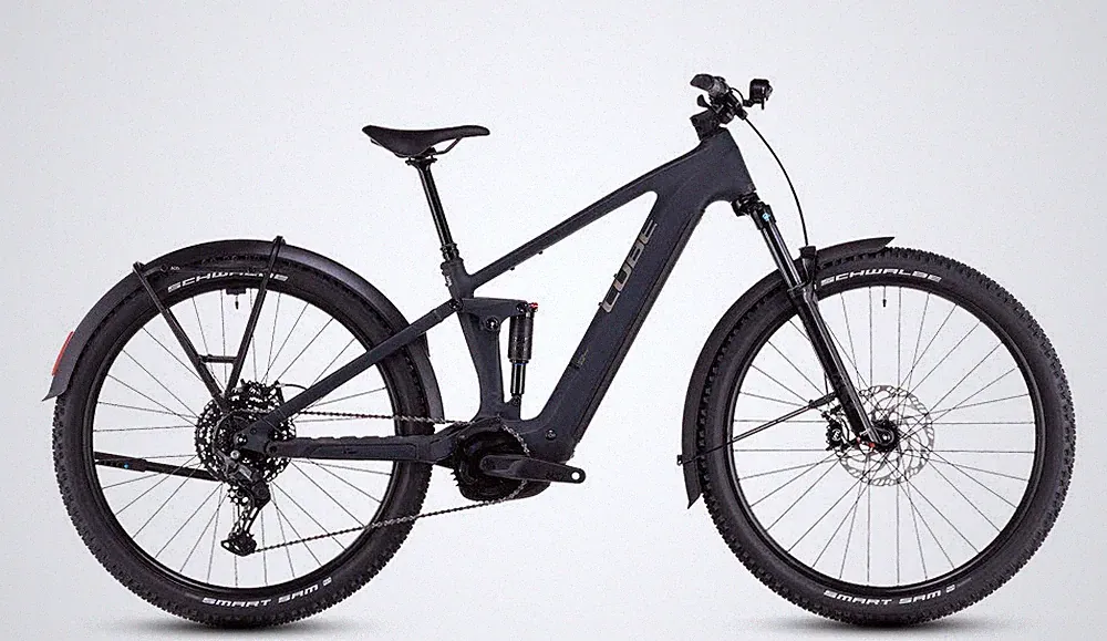 CUBE Stereo Hybrid ONE22 Pro Allroad 600 E-Bike Fully night´n´chrome