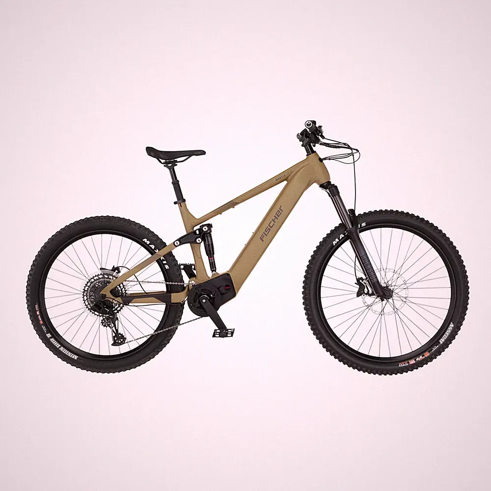 E-Mountainbike FISCHER MONTIS 10.0i E-Bike Fully oliv, RH 46 cm, 711 Wh