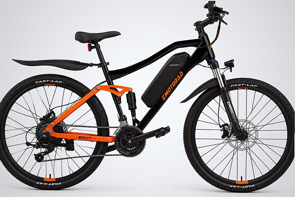 EMotorad EMX+ E-Bike 27,5" Fully 250W 470Wh Shimano bis 75km, Fully