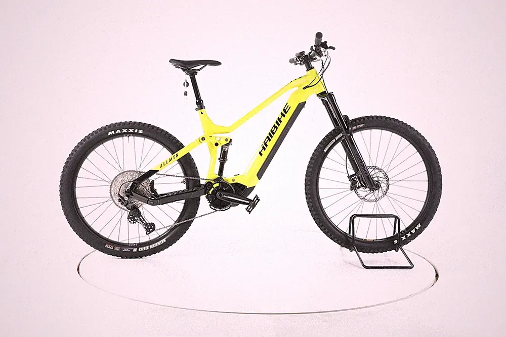 Gelb E-Bike Fully