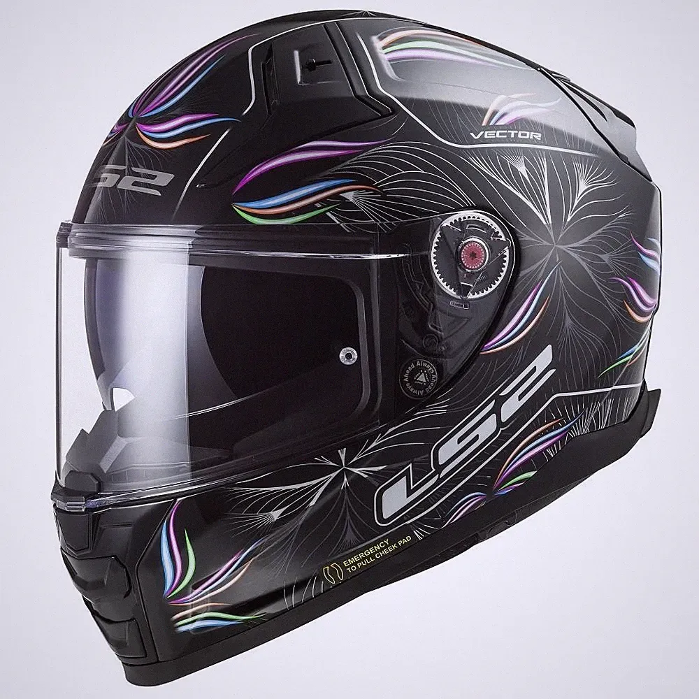 LS2 FF811 Vector II Tropical Integralhelm Motorradhelm Tourenrad Sturzdeckel