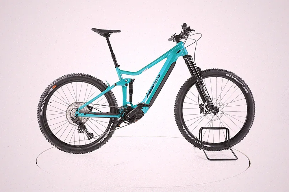 Merida eONE-Forty 500 EP2 E-Bike Fully Top Elektrofahrrad Shimano Akku 630Wh blu