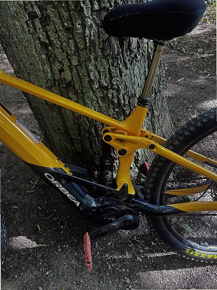 Orbea Wild E-Mountainbike Fully Scheibenbremse Riser Bar gelb/schwarz