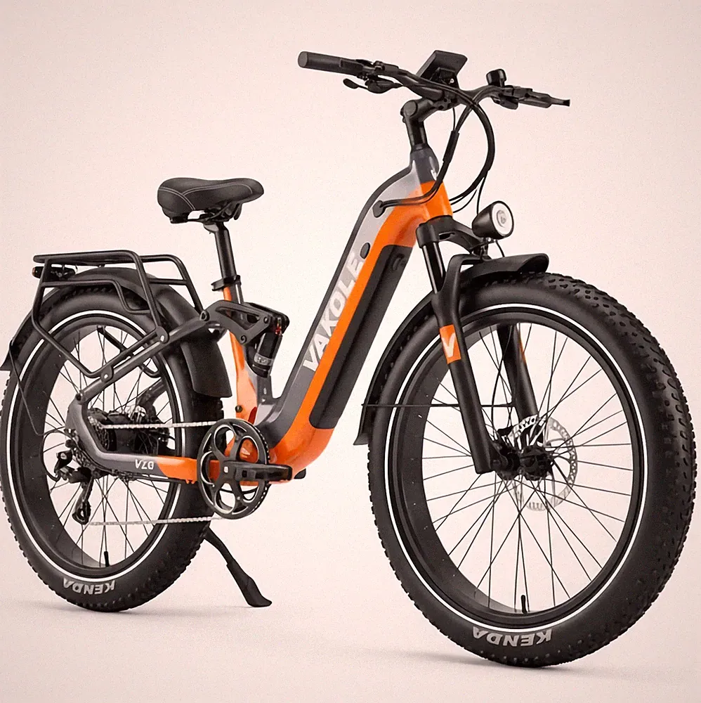 VAKOLE V26 250W 26" Elektrisches Fully Fatbike SUV E-Bike mit 48V 20,8Ah Akku