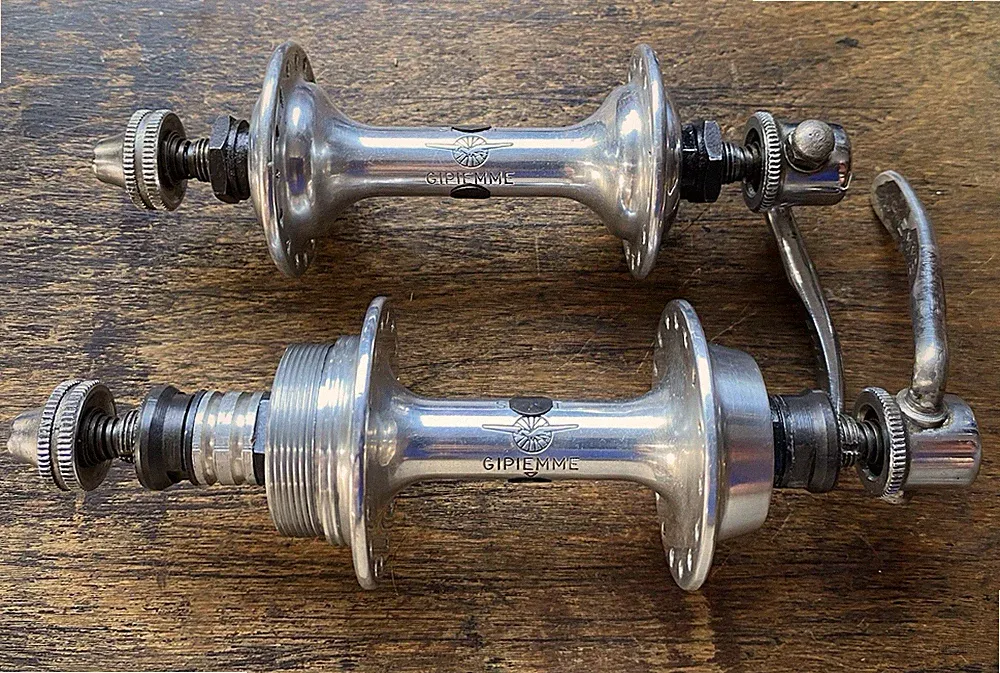 Vintage GIPIEMME Sprint 32 Loch Q/R Hubset - 126/100mm - 1980er - Fully Serviced