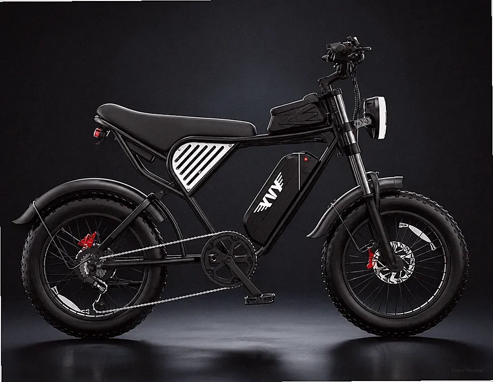 YVY C20 E-Bike Fat Tire 20x4 2000W 48V 20Ah Schwarz LCD Suspend. komplett